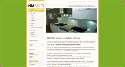 Desktop Screenshot of hm-sklo.cz