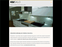Tablet Screenshot of hm-sklo.cz